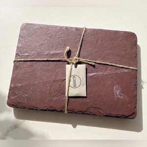 NWT- Brooklyn Red Slate Cheese Board
